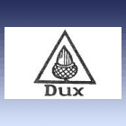 žalud v trojúhelníku s nápisem Dux, razítko nebo vtlačeno do hmoty žalud v trojúhelníku s nápisem Dux, razítko nebo vtlačeno do hmoty