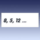 psaná číslice - označení malířky psaná číslice - označení malířky